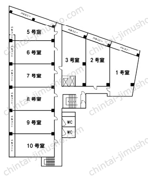 新陽ビル35.42の間取図