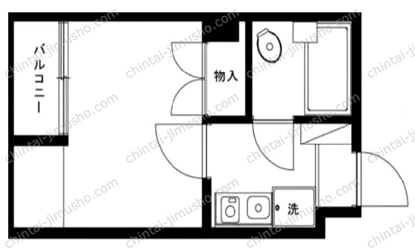 龍氏ビルの間取図