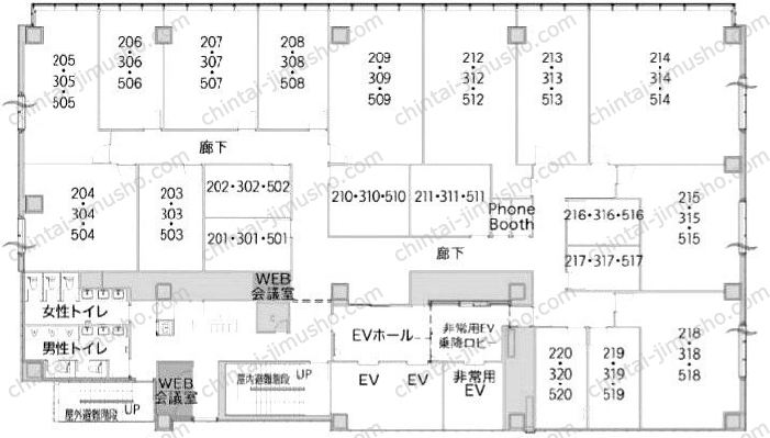 H1O日本橋茅場町の間取図