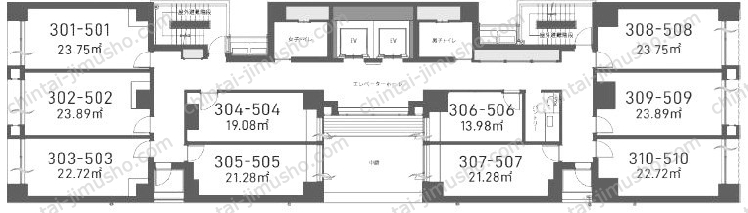 H1O日本橋小舟町の間取図