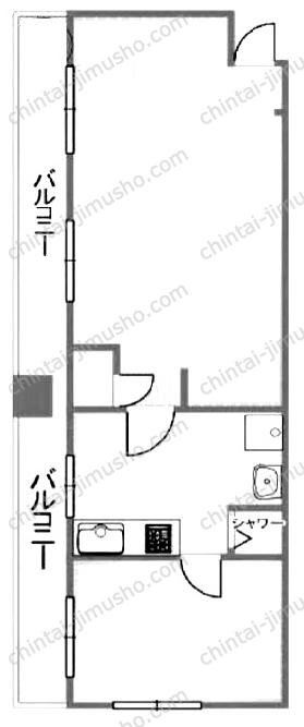 ベルメゾン池袋の間取図