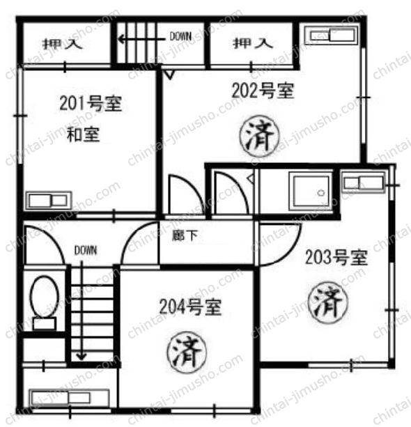 メイクハウス二葉の間取図