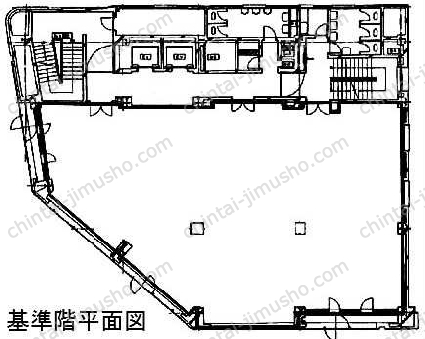 横浜野村證券ビルの間取図