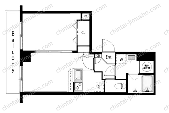 マンション荻窪の間取図