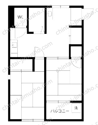 アイエスビルの間取図