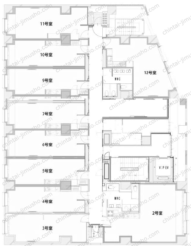 IsaI AkasakA　(イサイアカサカ)の間取図