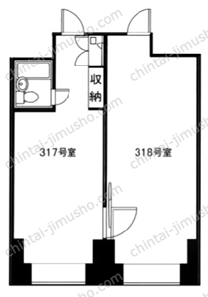 山王アーバンライフの間取図