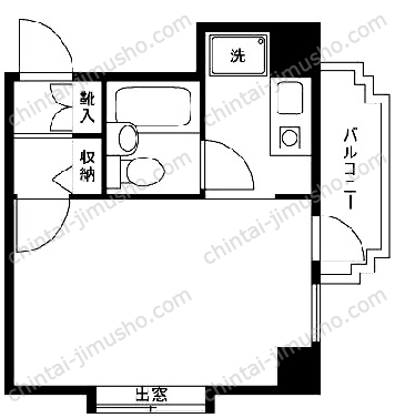 ホーユウパレス鶯谷駅前の間取図