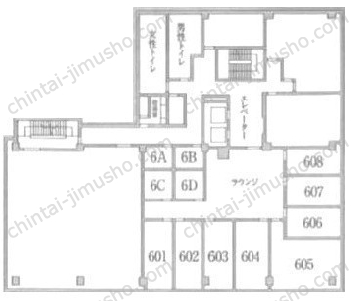 船橋本町プラザビル COLLECTIVE OFFICEの間取図