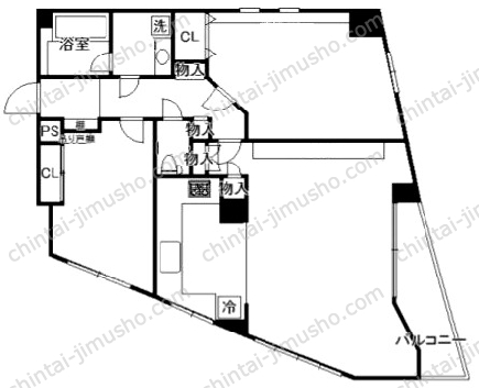 杉村マンションの間取図