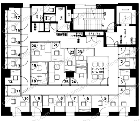 天美ビル／ハローオフィス御徒町Ⅱの間取図