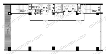 コーストライン品川ビルの間取図