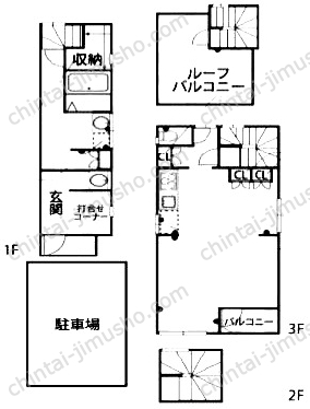 セントレイ茗荷谷の間取図