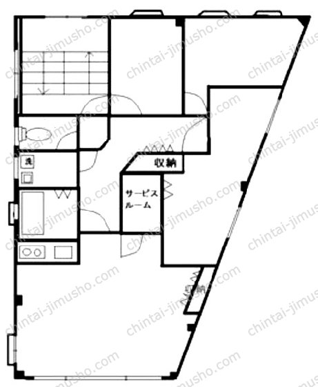 千葉ビルの間取図
