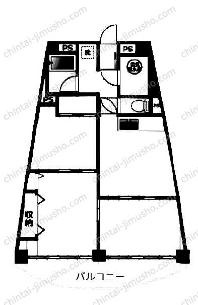 シャンボール北新宿の間取図