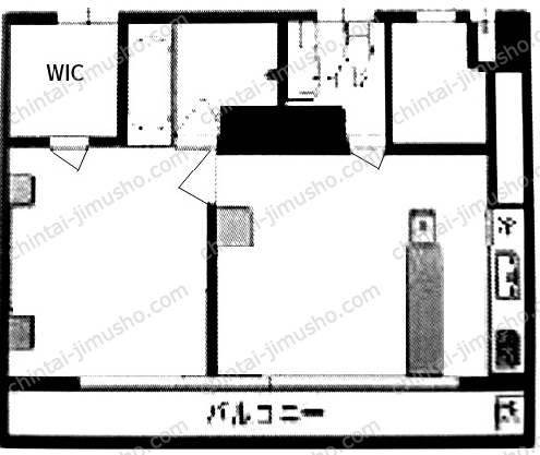 六本木グランドールの間取図