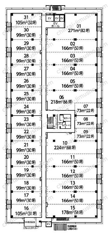三井リンクラボ新木場2の間取図