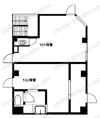 酒井ビルの間取図