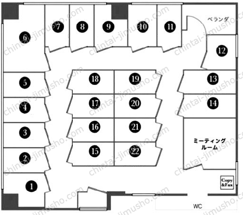 KC東麻布ビル／麻布十番ライズオフィスの間取図