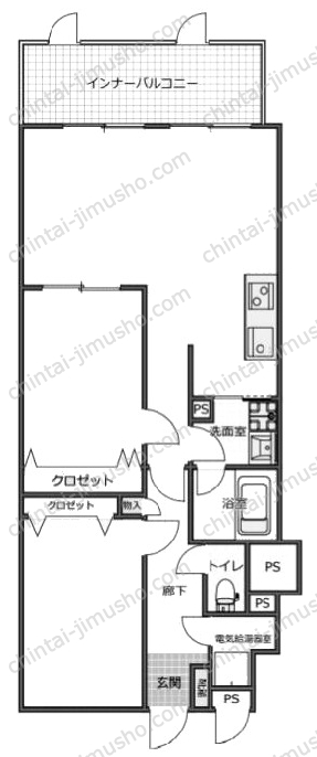フロンティアビルⅡの間取図