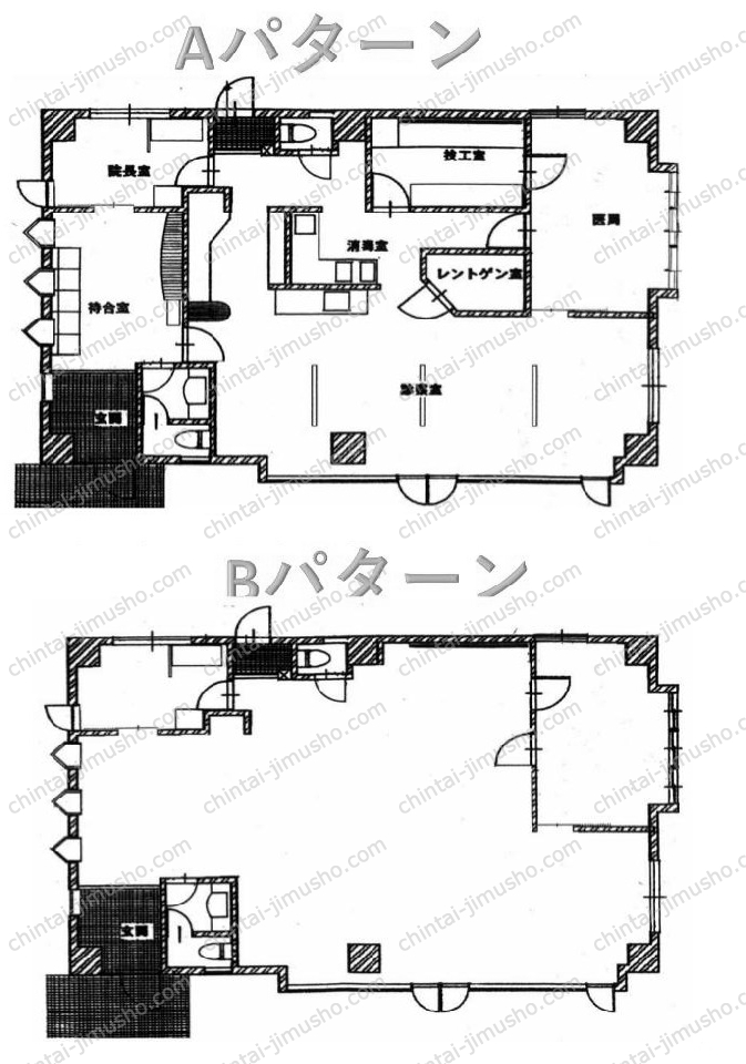 一場ビルの間取図