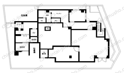 （仮称）徳丸3丁目貸店舗の間取図