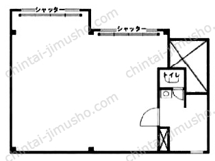 中村貸倉庫の間取図
