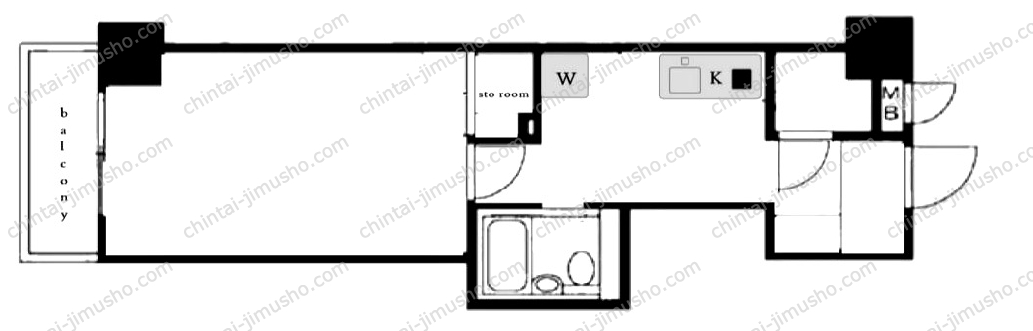 ライオンズマンション台町の間取図