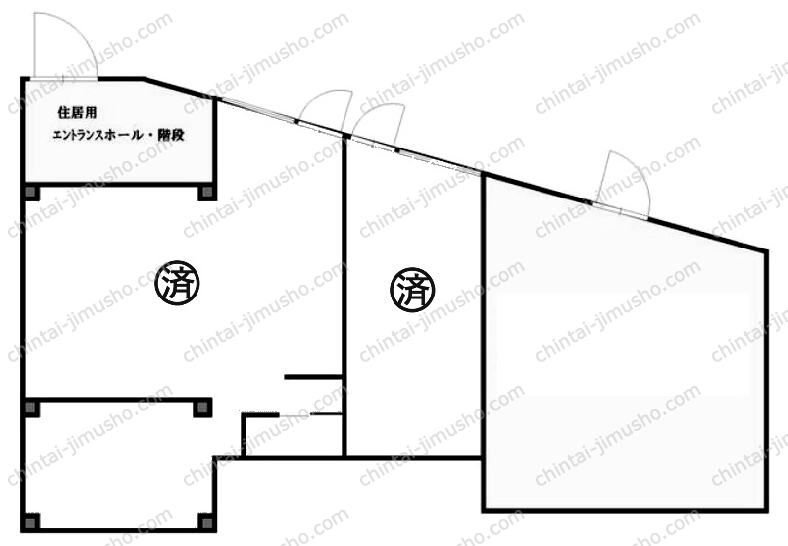 レジデンスサカエの間取図