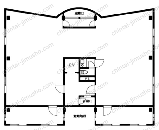 ロケットビルの間取図