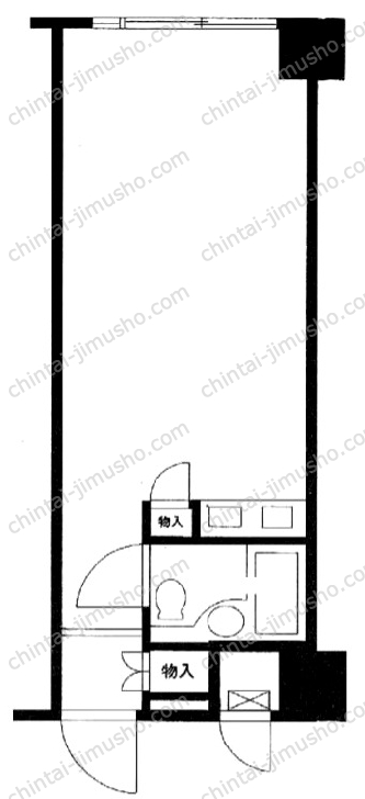 朝日六番町マンションの間取図