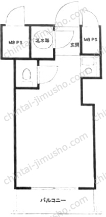 豊榮アルベルゴ上野の間取図