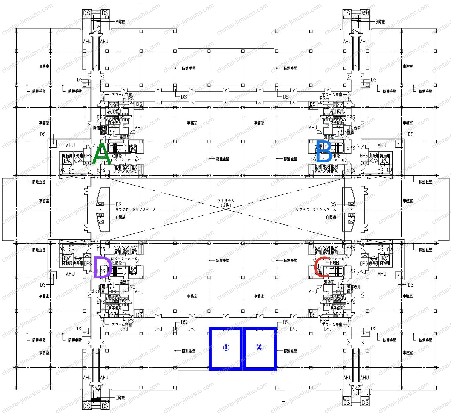 TFTビルの間取図