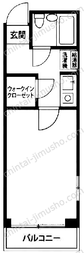 K・K HOUSEの間取図