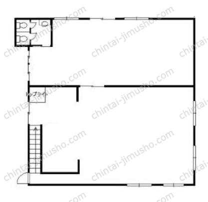 千人町貸倉庫の間取図