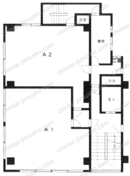 田村町ビルA棟の間取図