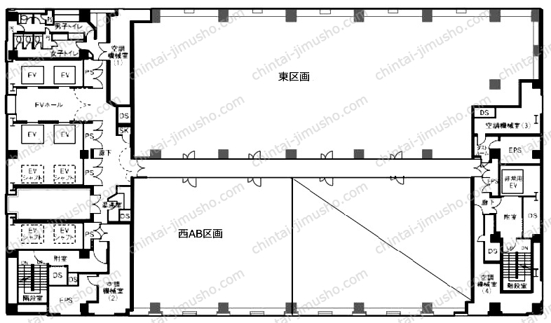 シーフォートスクエア　Tennozu Bay Towerの間取図