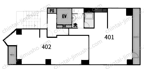 日吉屋砂子ビルの間取図
