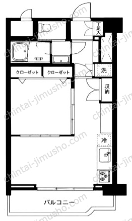 六義園アビタシオンの間取図