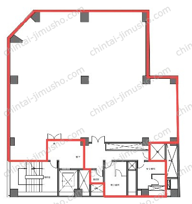 坂田ビルの間取図