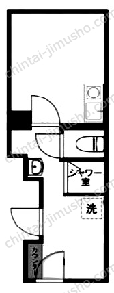 アールヒルズ日本橋の間取図