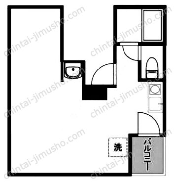 アールヒルズ日本橋の間取図