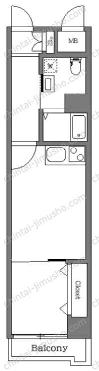 ペガサスステーションプラザ蒲田の間取図