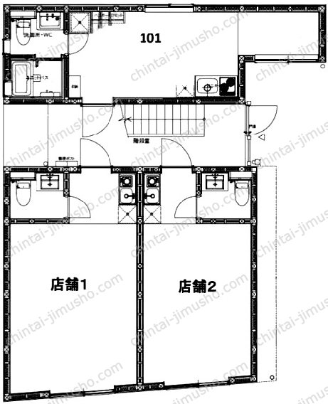nouvelle ville 六町の間取図