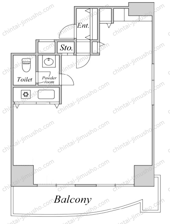 コーケンボイス千葉中央／光建ボイス千葉中央の間取図