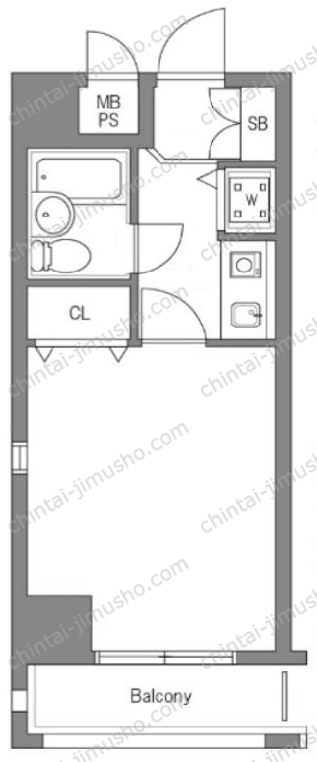 ネオアージュ八丁堀の間取図