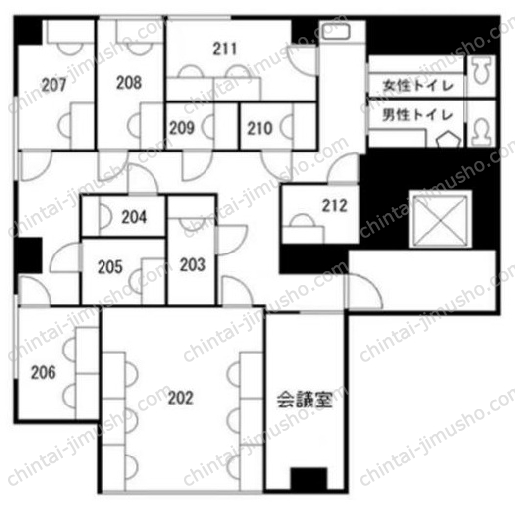 福田ビルの間取図