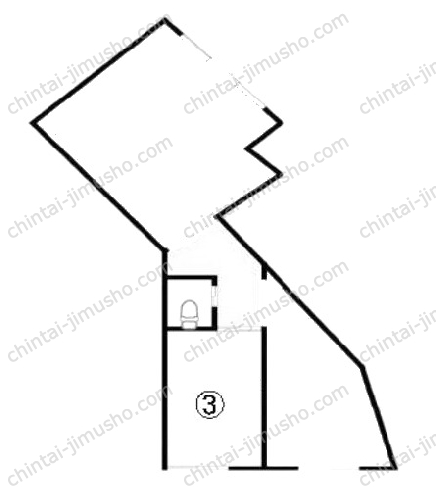 山下町218店の間取図