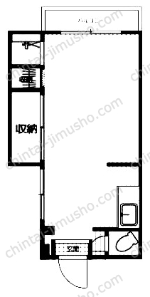 ソリューション門前仲町の間取図