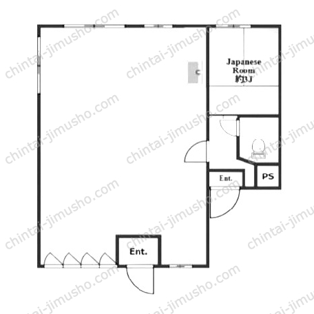 市川マンションの間取図